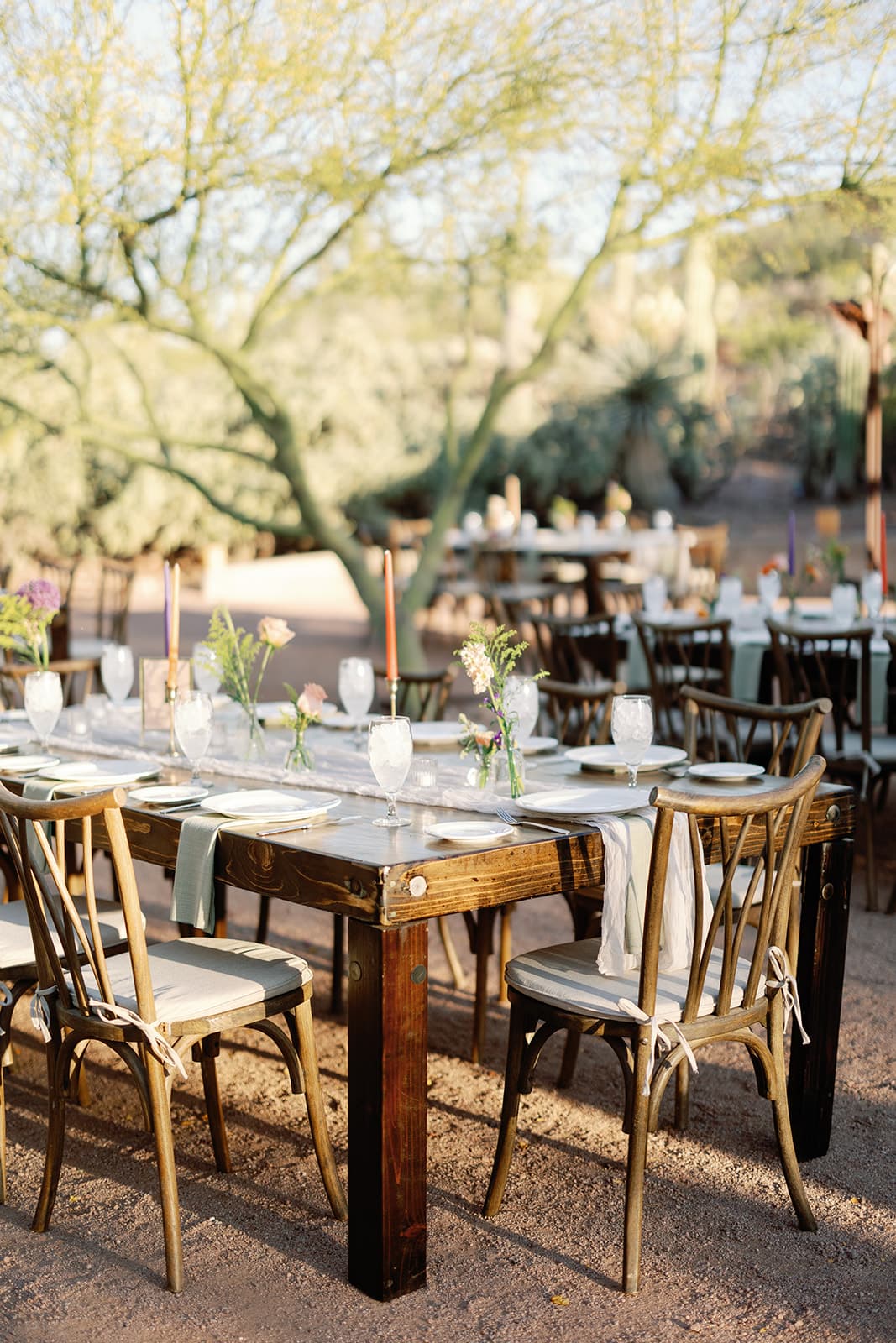 Professional wedding planner consulting with couple in Scottsdale Arizona