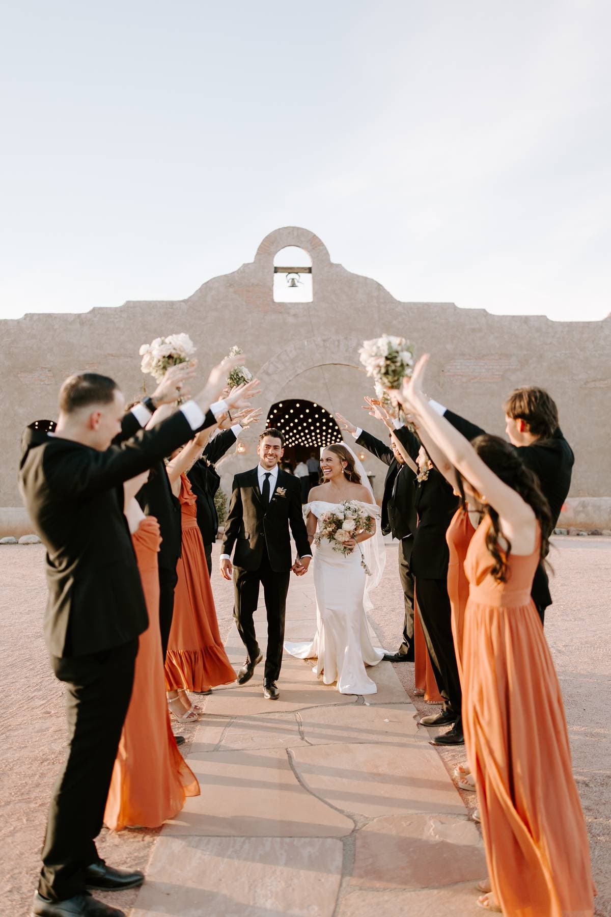 Beautiful wedding ceremony setup and design in Scottsdale